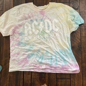 AC/DC Pastel Tie-Dye Tee